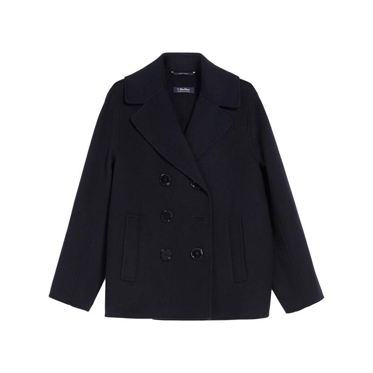 'S Max Mara MARE Uld Jakke, Midnight Blue